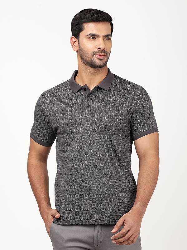 Men Printed Polo T-Shirt