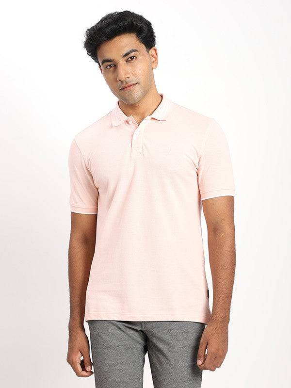 Men Solid Polo T-Shirt