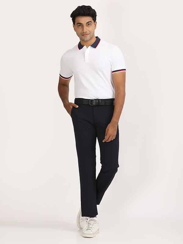 Men Solid Polo T Shirt
