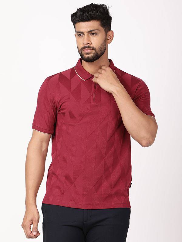 Men Solid Polo T Shirt