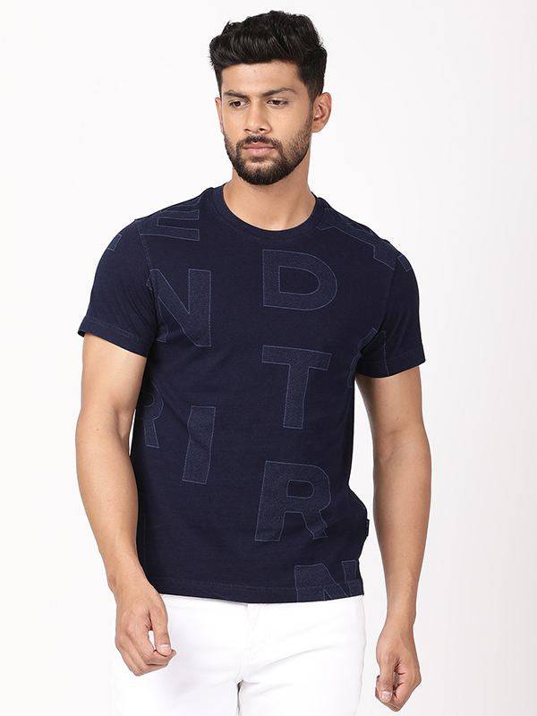 Men Printed Crew Neck T-Shirt