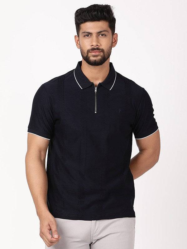 Men Solid Polo T Shirt