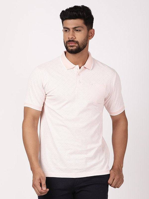 Men Printed Polo T-Shirt