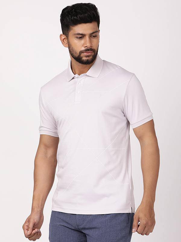 Men Printed Polo T-Shirt