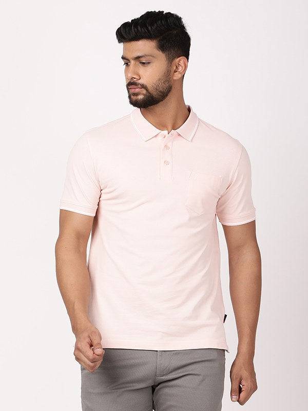 Men Solid Polo T Shirt