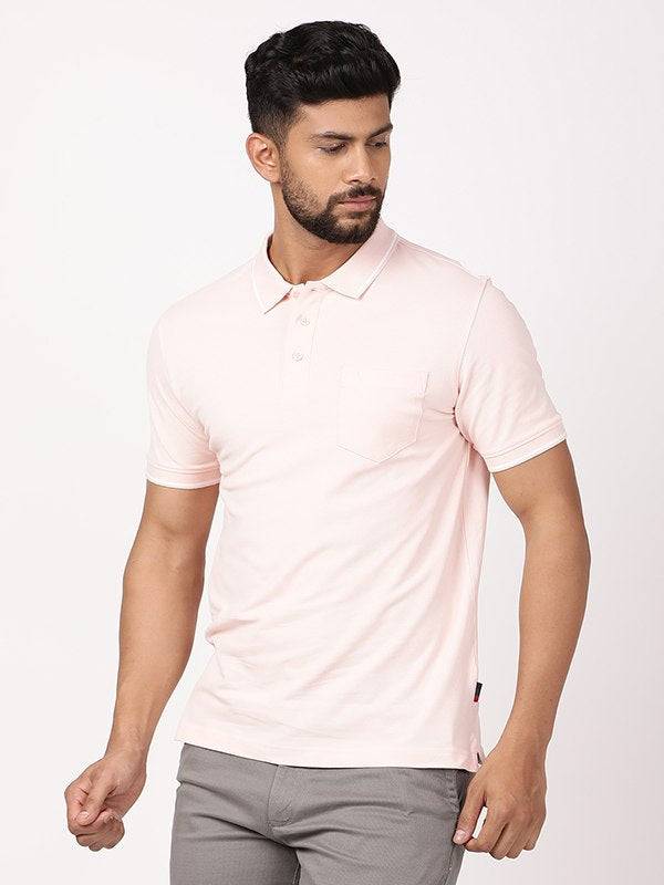 Men Solid Polo T Shirt