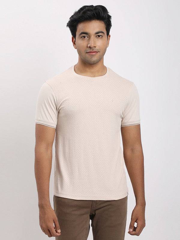 Men Solid Crew Neck T-Shirt