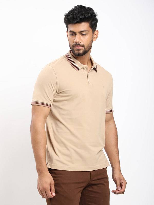 Men Solid Polo T-shirt