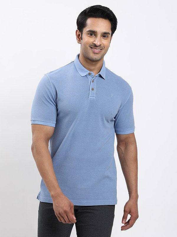 Men Solid Polo T-shirt