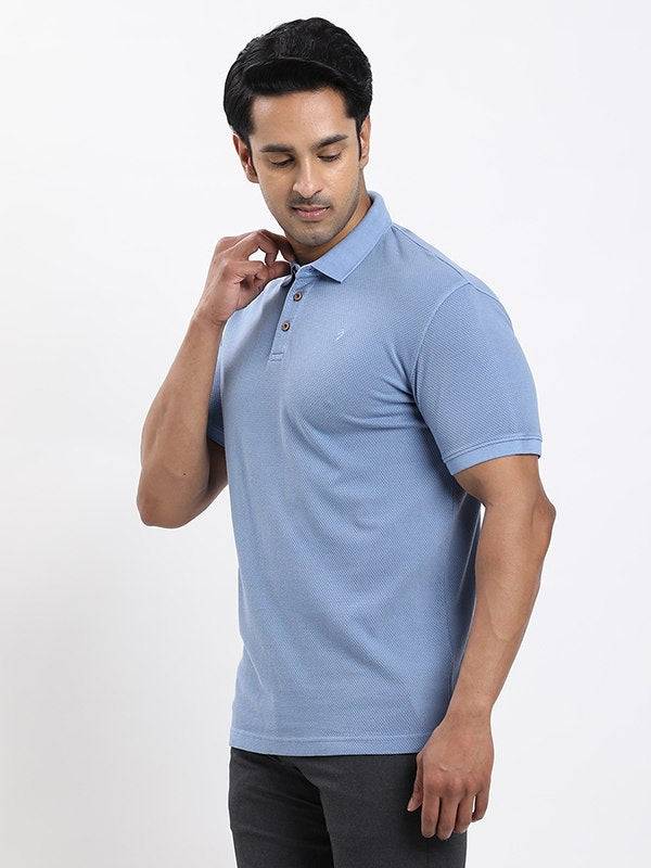 Men Solid Polo T-shirt