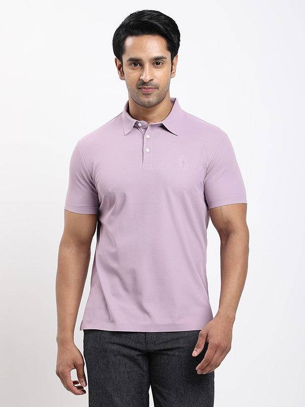 Men Solid Polo T-shirt
