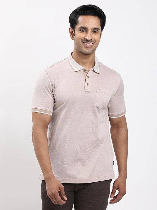 Men Solid Polo T-shirt