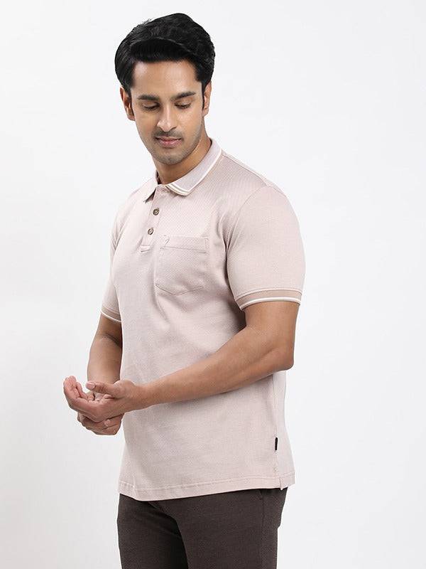 Men Solid Polo T-shirt