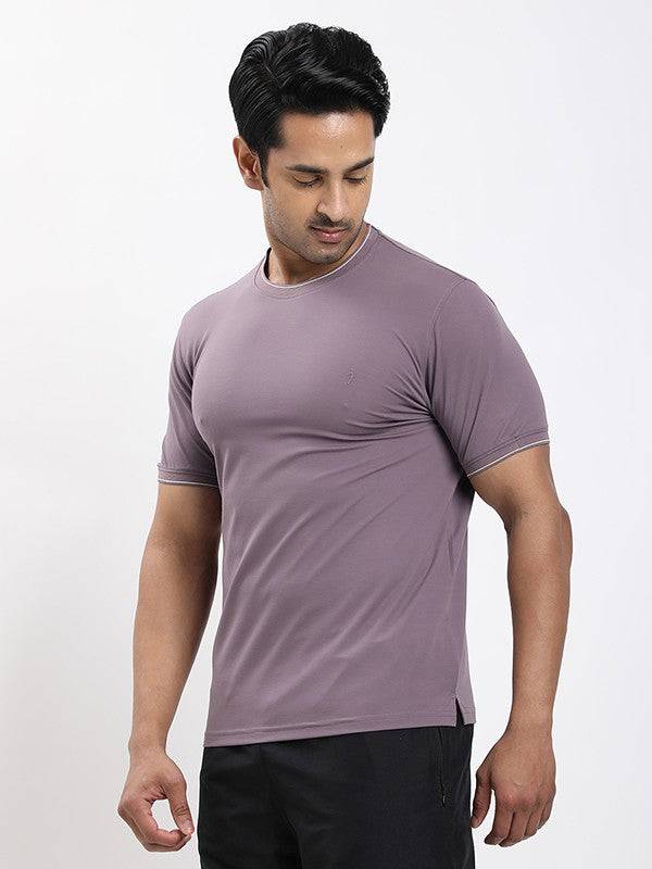 Men Solid Crew Neck T-Shirt