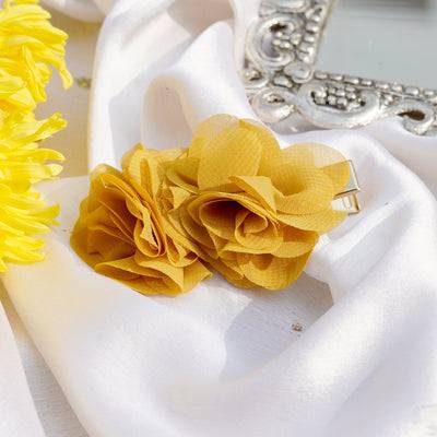 Ginger Ruffle Hairpin