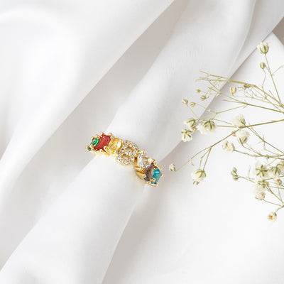 Lowe Multicolour Alphabet B Ring
