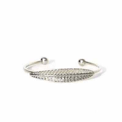 Single Leaf Silver Bracelet