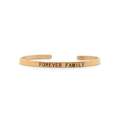 Forever Family Rose Gold Mantra Band