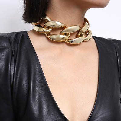Big Time Chunky Chain Gold Choker