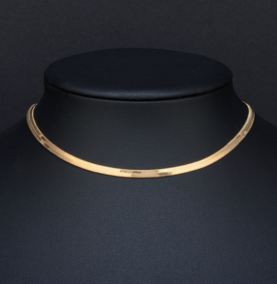 Sleek is Chic Gold Necklace