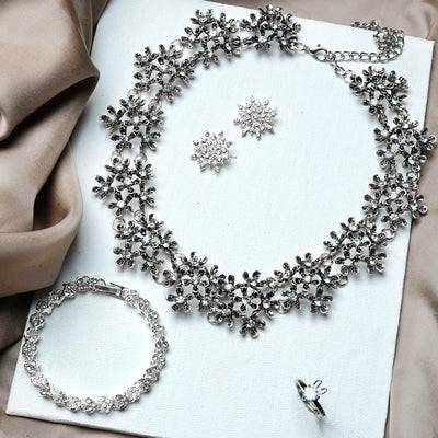 Silver Baubles Jewelry Set