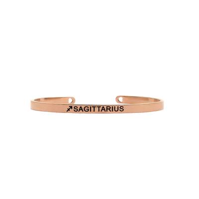 Sagittarius Rosegold Zodiac Band