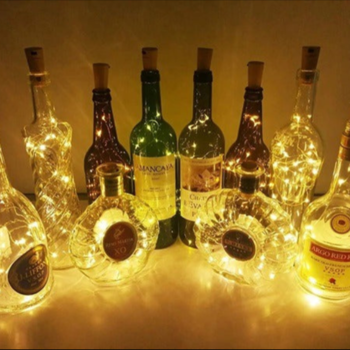 LED Bottle Decorating Light – Cork Shaped String Fairy Lights for Bottle Decoration, Festive Décor & Home Lighting (Random Color-Pack of 3 Light) Buy @ ₹99