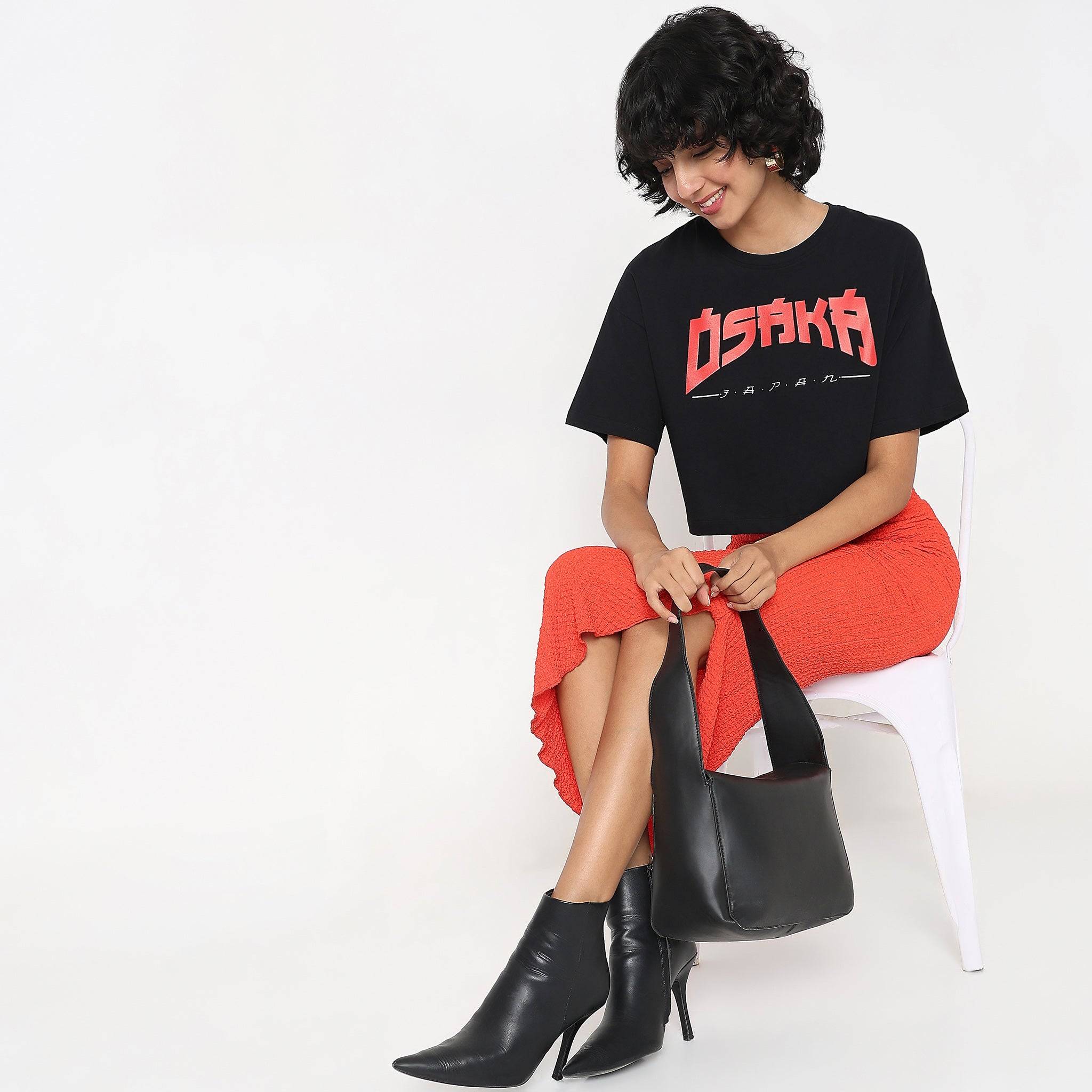 Everyday Essential 100% Cotton Regular Fit Graphic T-Shirt