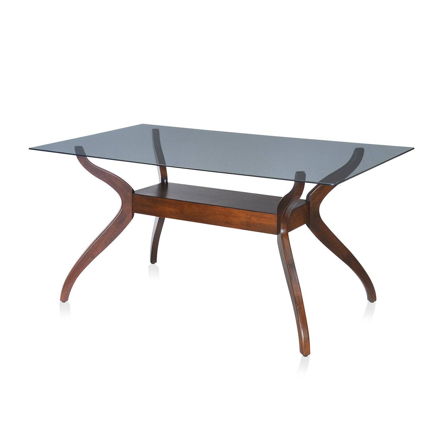 Lopez 6 Seater Dining Table (Walnut)