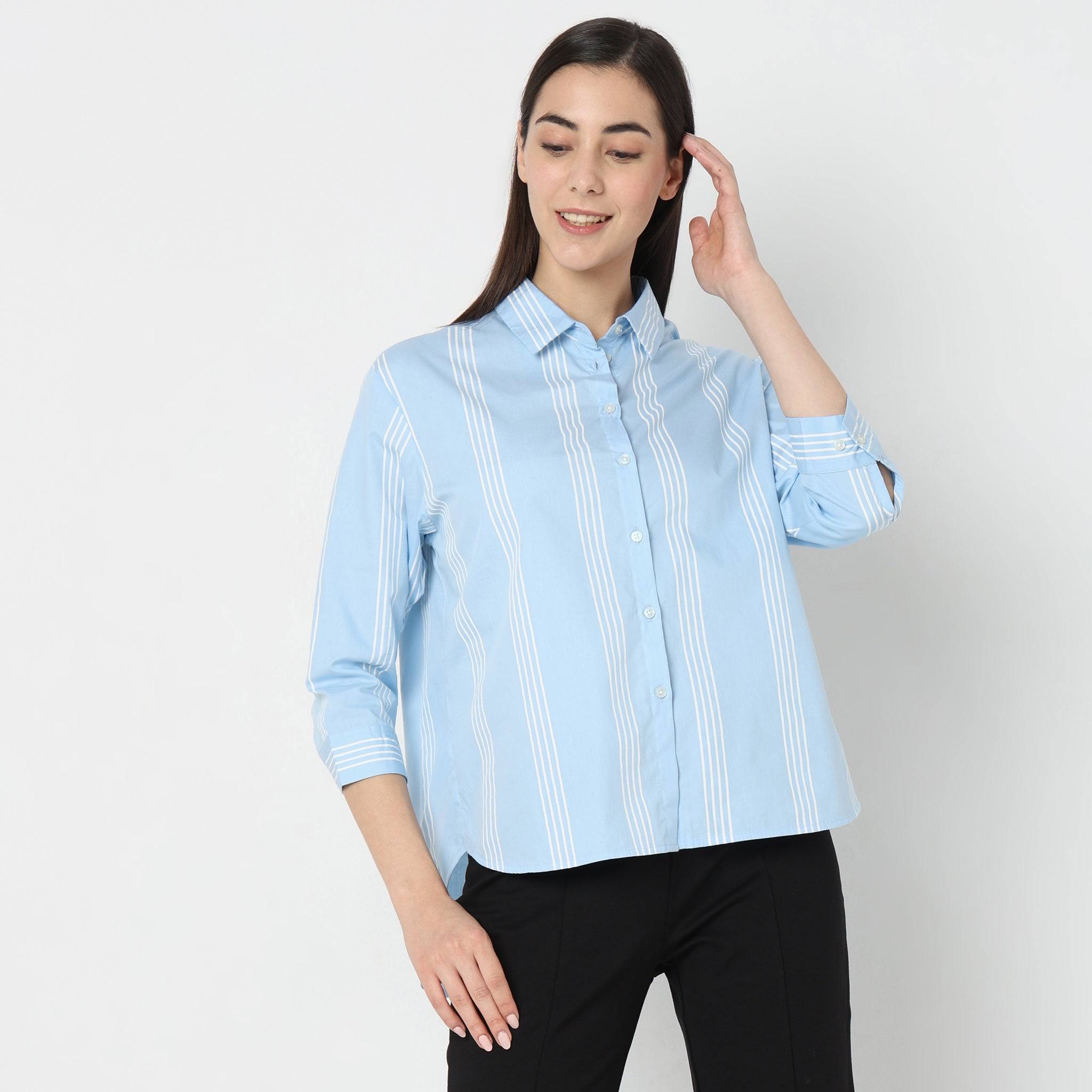 Regular Fit Striped Shirt