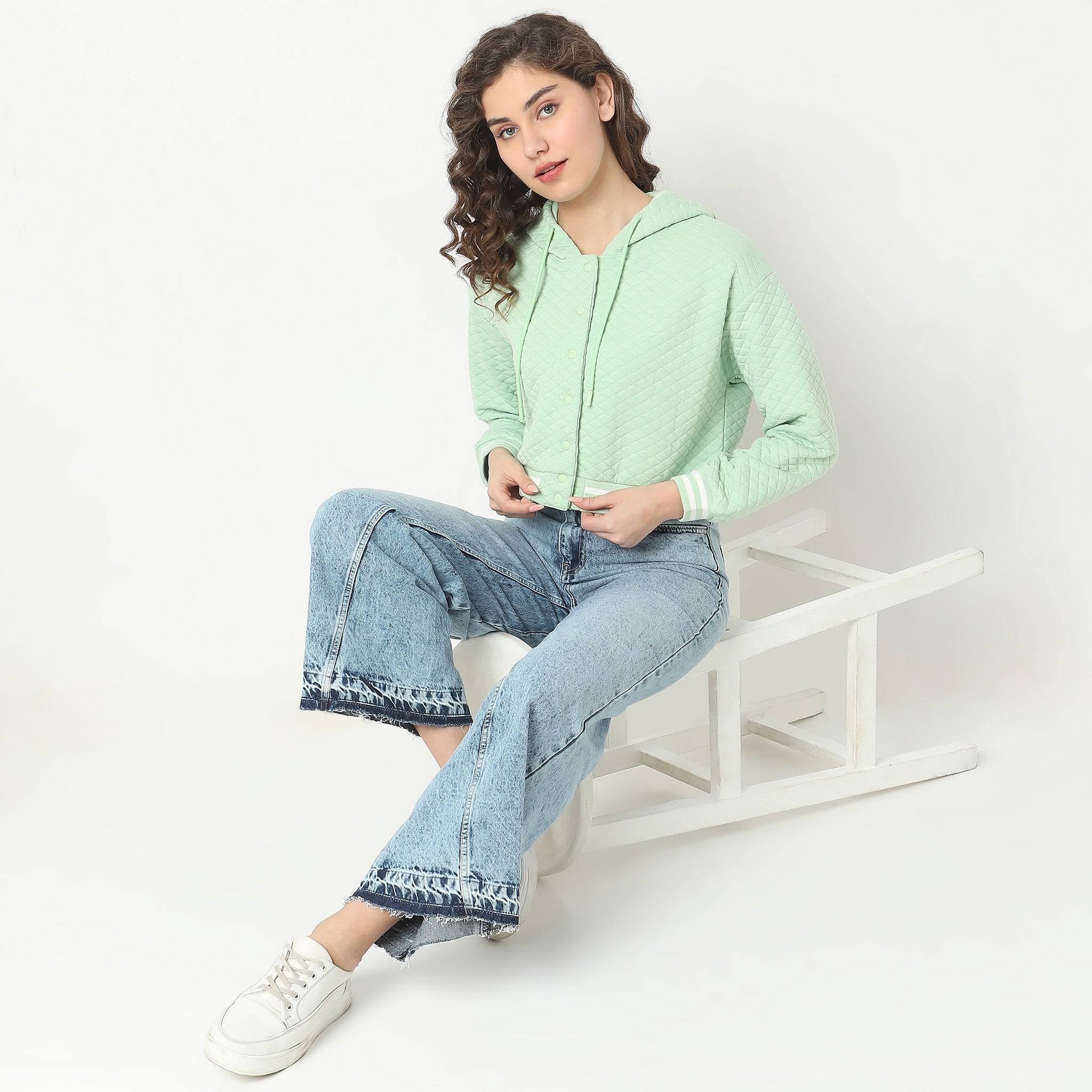 Oversize Quilted Sweatshirt