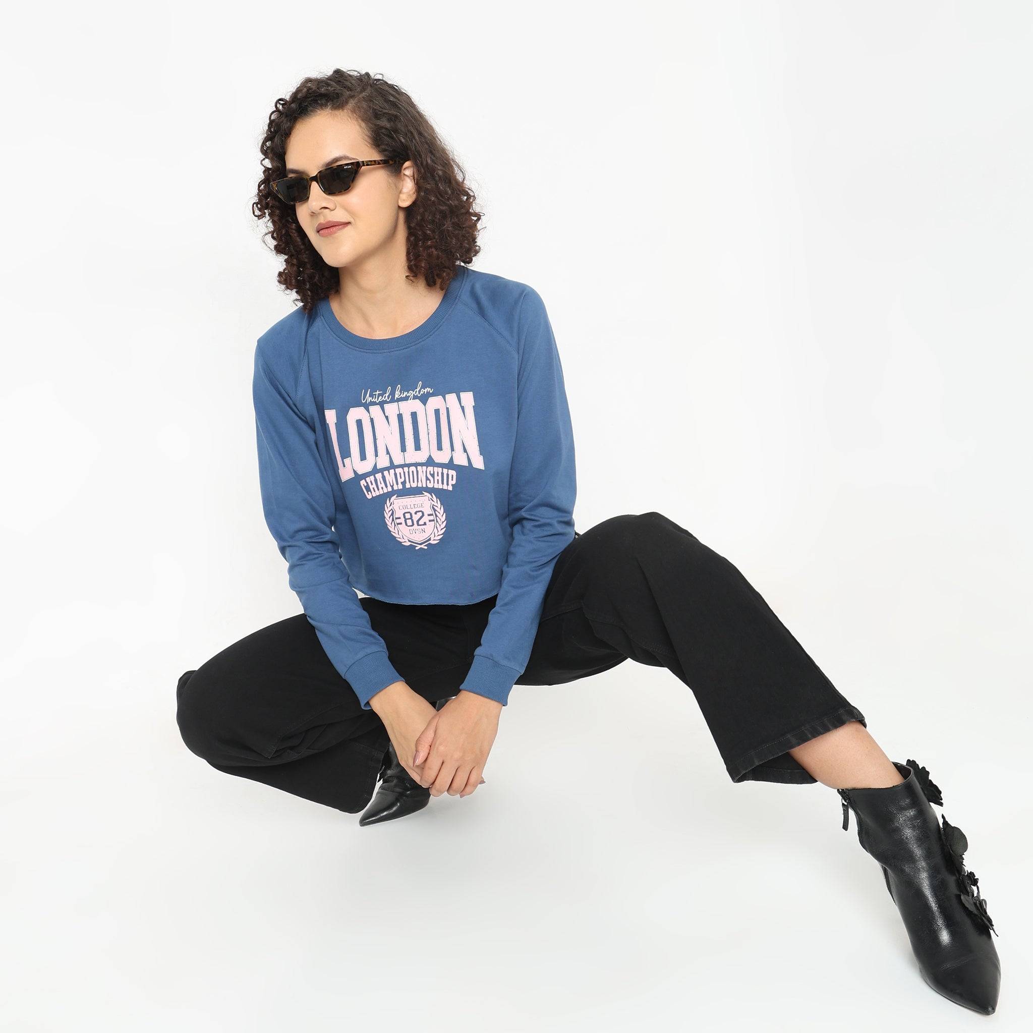 Regular Fit Graphic Sweatshirt