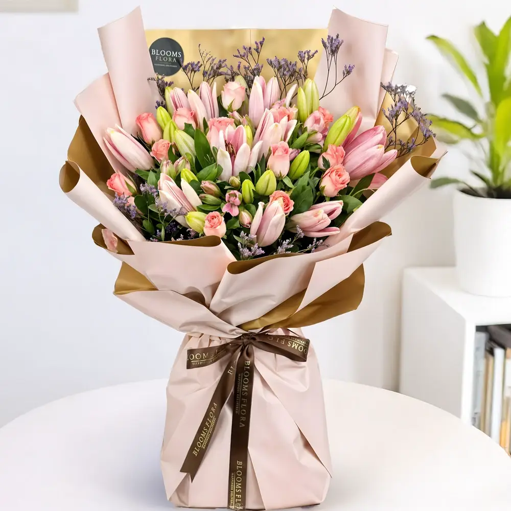 Lilies and Roses Bouquet