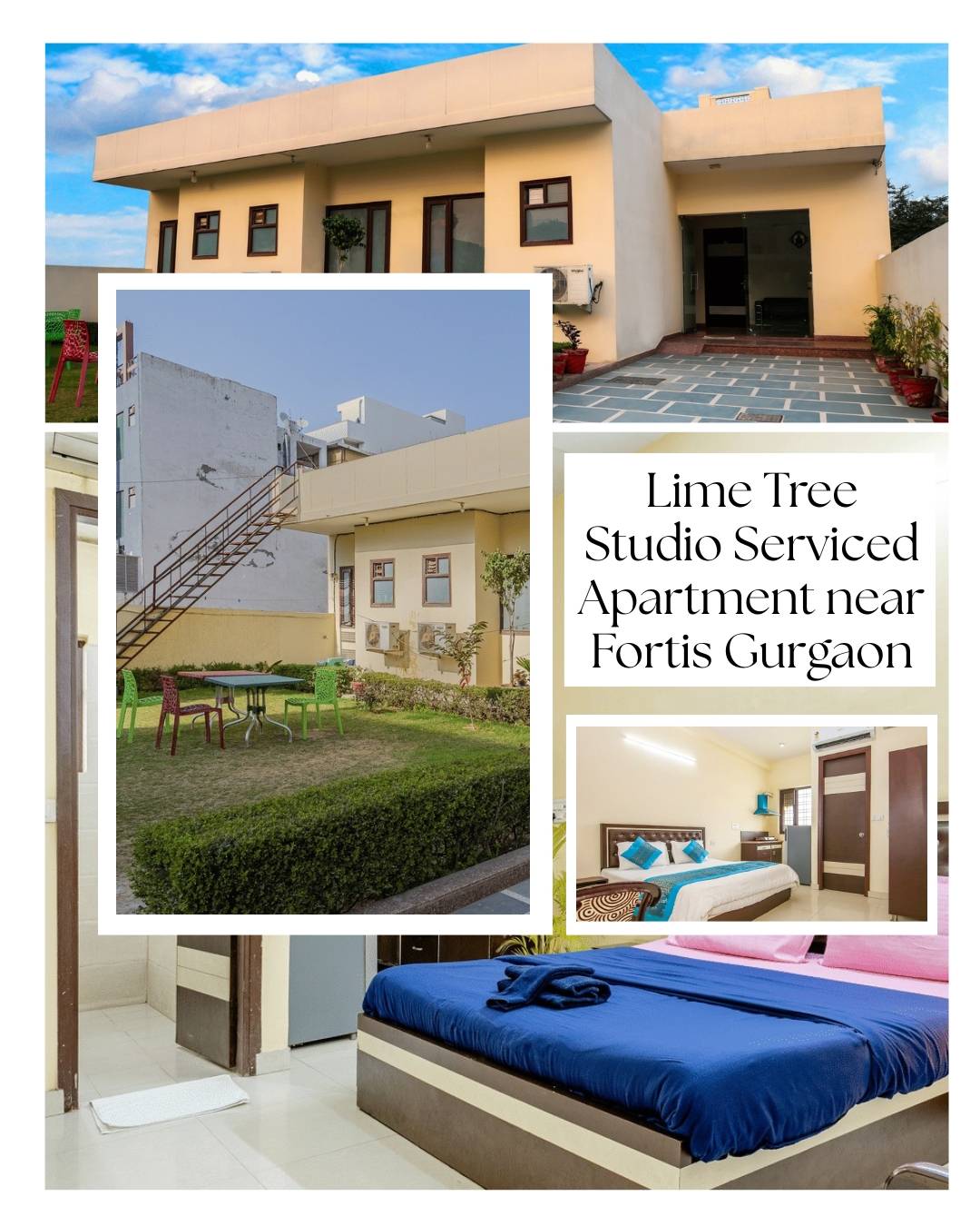 Lime Tree Studio Serviced Apartment near Fortis Gurgaon
