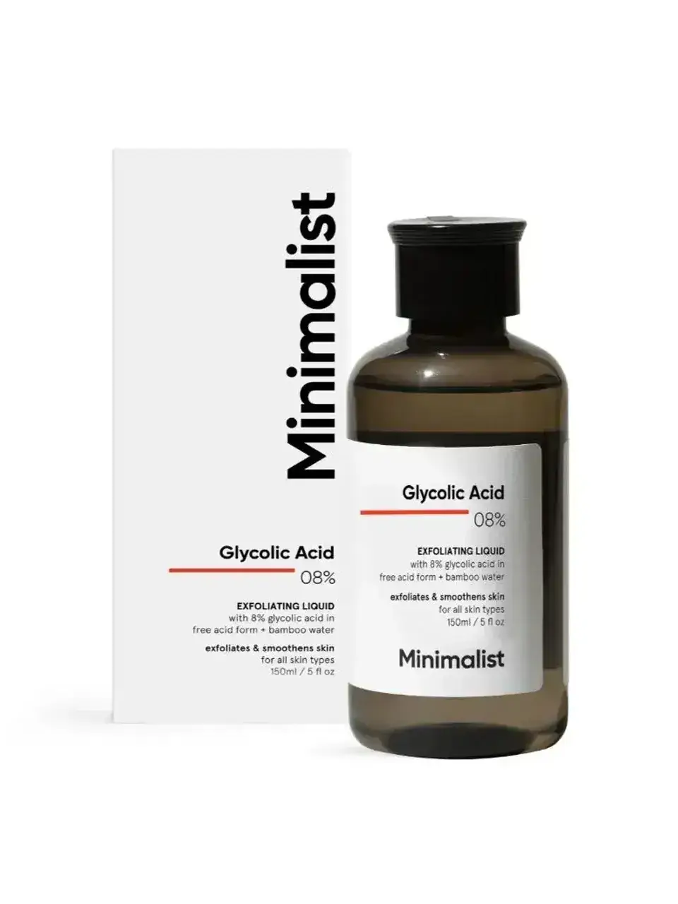 Minimalist Glycolic Acid 08% Exfoliating Liquid Buy only @ ₹449