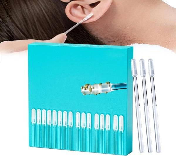 Ear Cleaner Sticks – 24 Pcs Sticky Ear Wax Remover for Hygienic Cleaning