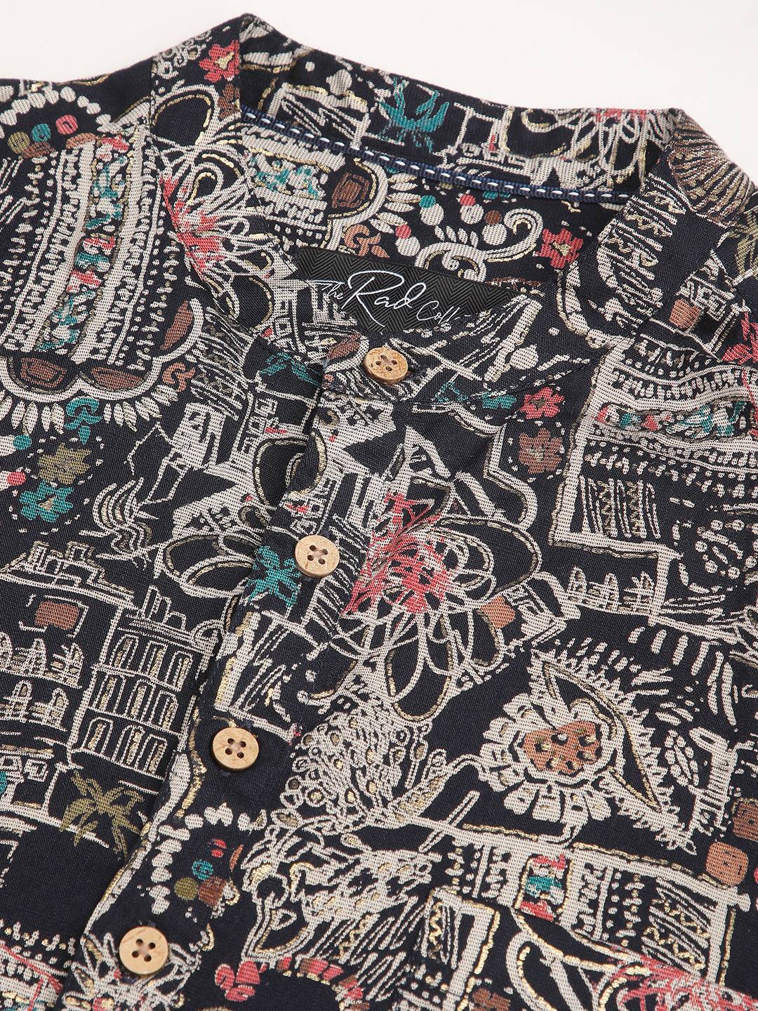 Artistic Multicolour Foil Printed Kurta Buy only at ₹799