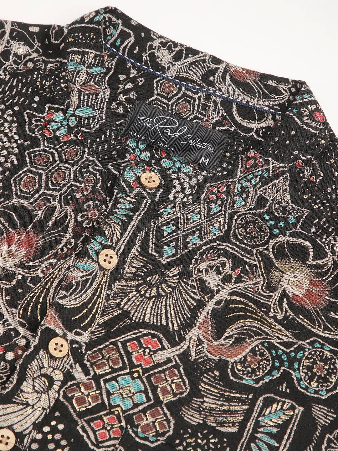 Picturesque Multicolour Foil Printed Kurta Buy only at ₹799