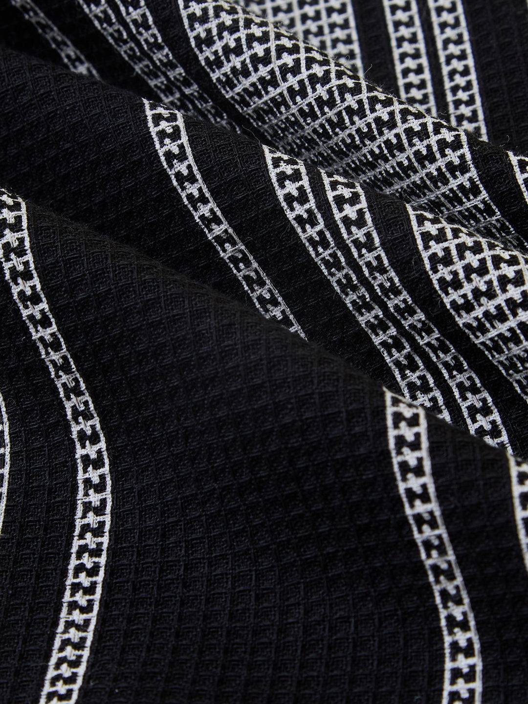 Monotone Vintage Striped Oversized Polo Shirt Buy only at ₹699