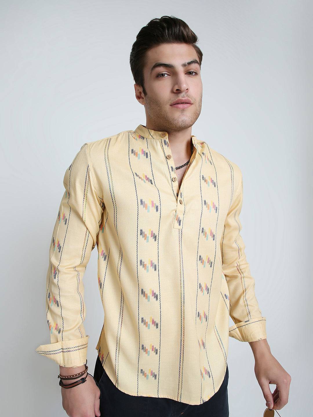 Sunbeam Mosaic Line Embroidered Kurta Buy only at ₹699