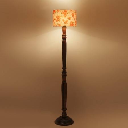 Devansh Wooden Floor Lamp