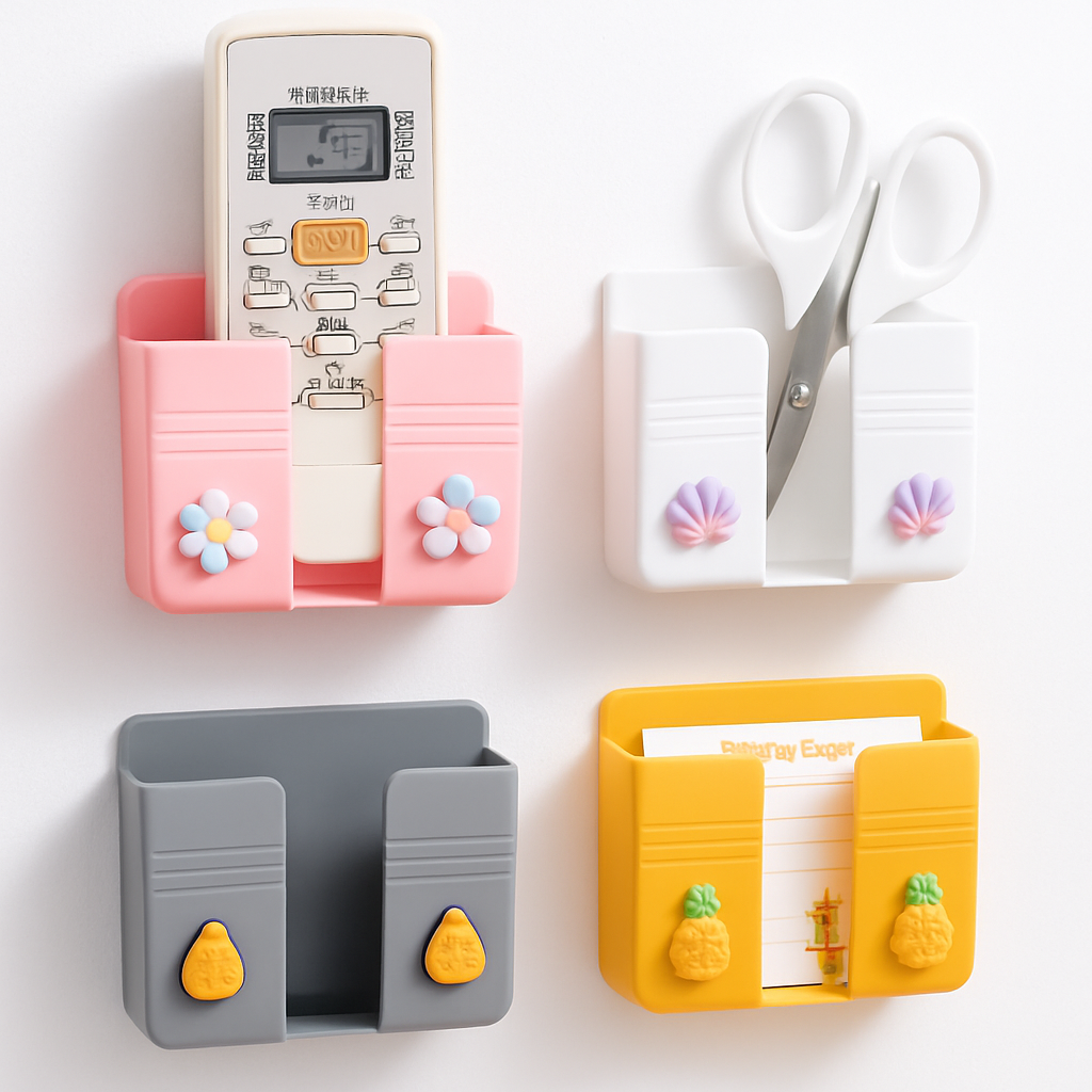 Fancy Wall Mounted Mobile Stand – Self Adhesive, No Drill Mobile Holder for Wall, Bedside & Kitchen Use (Pack of 1) Buy @ ₹99