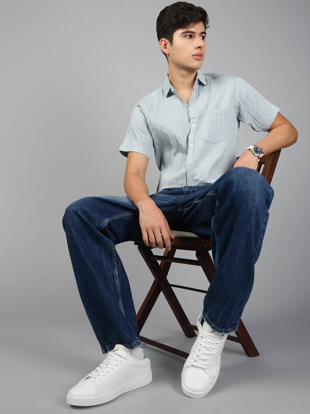 BREEZE - Classic Leather Sneakers - White