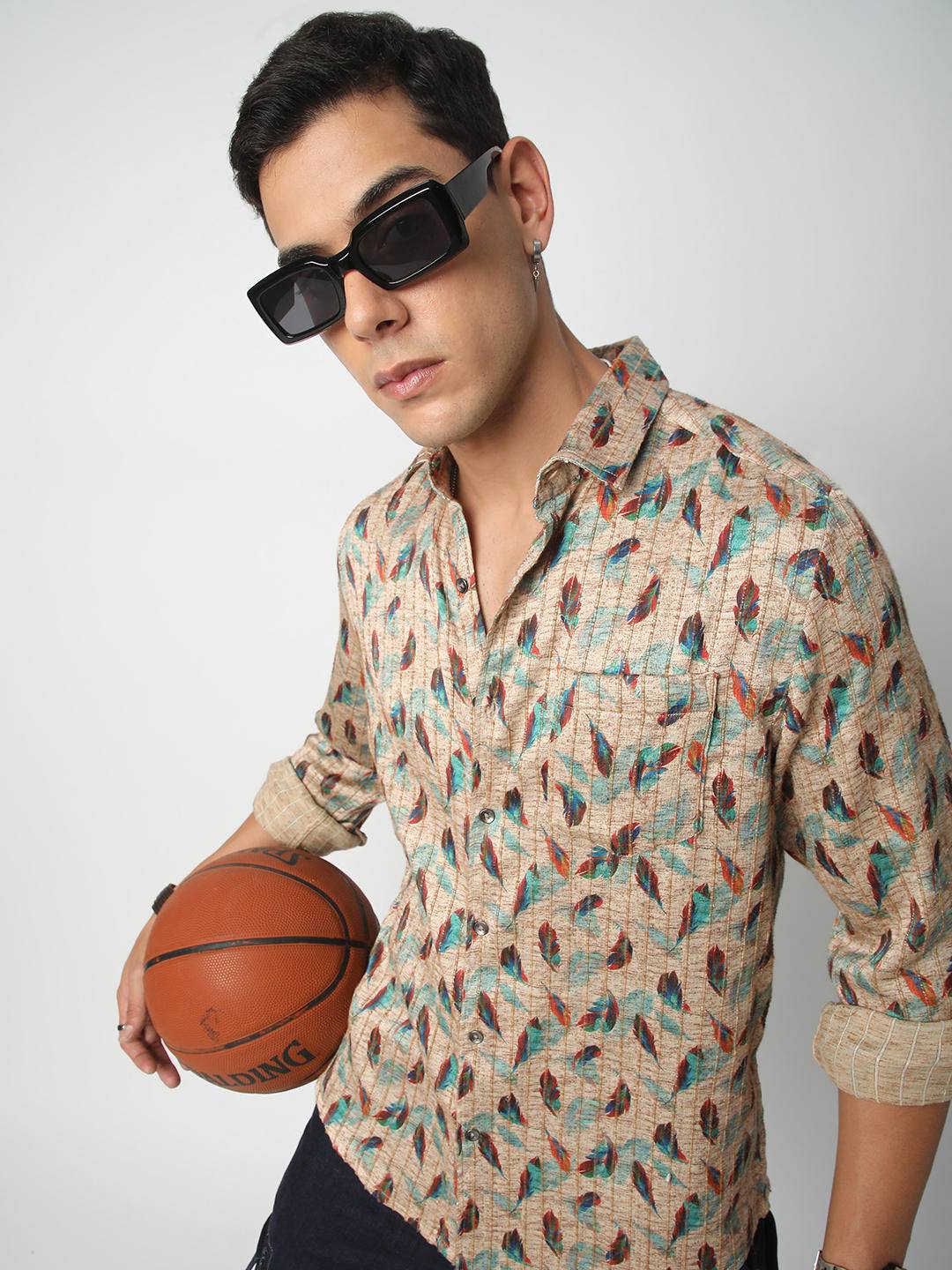 Jamboree Feathery Striped Shirt Buy only at ₹759