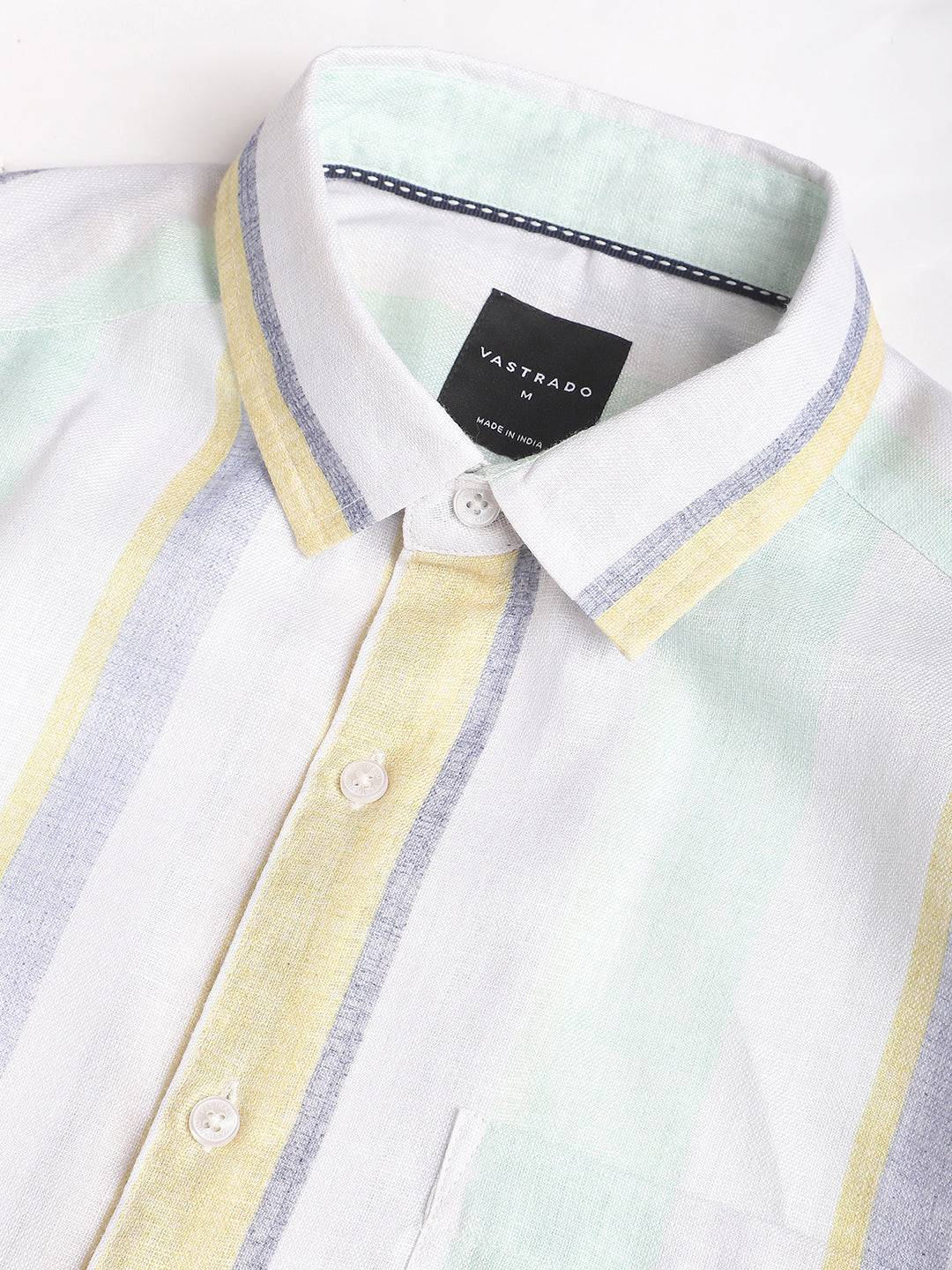 Voguish Multicolour Striped Shirt Buy only at ₹494