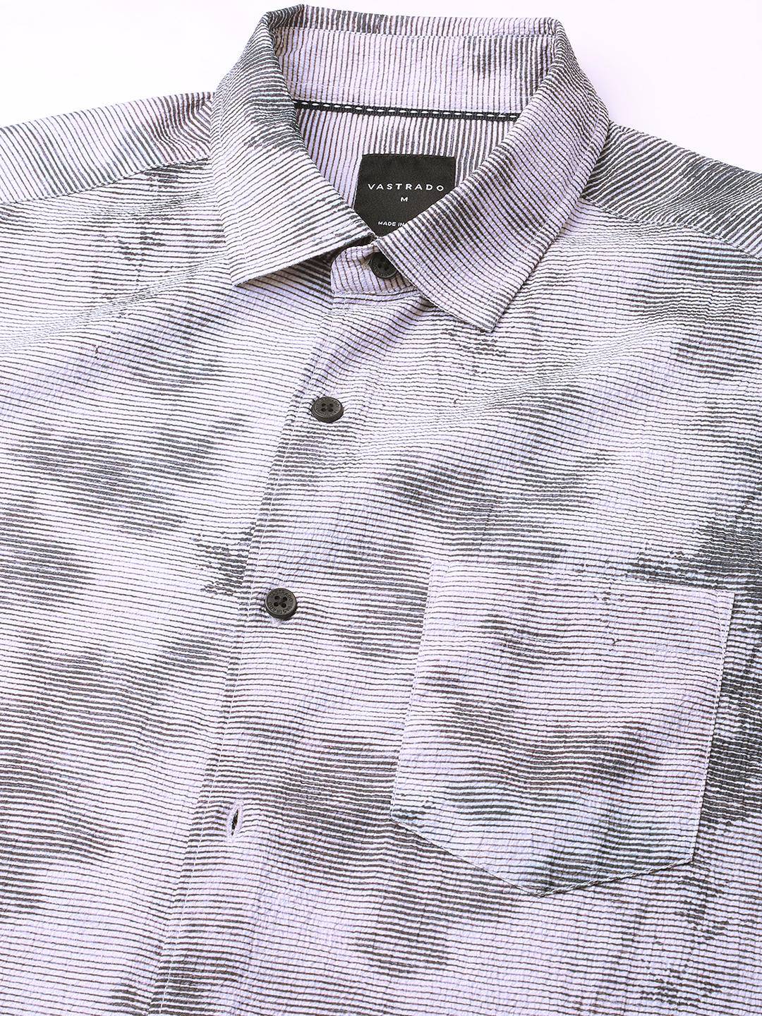 Multicolour Tie & Dye Printed Creased Shirt Buy only at ₹659