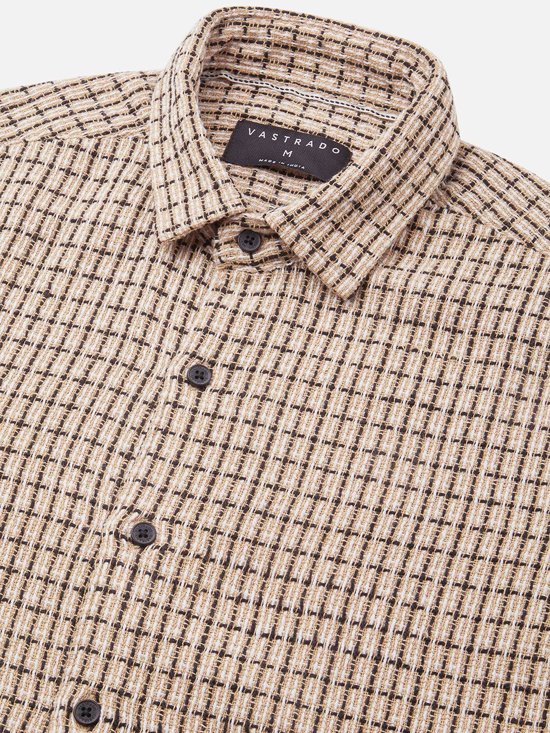 Multicolour Interweaved Checkered Shirt Buy only at ₹699