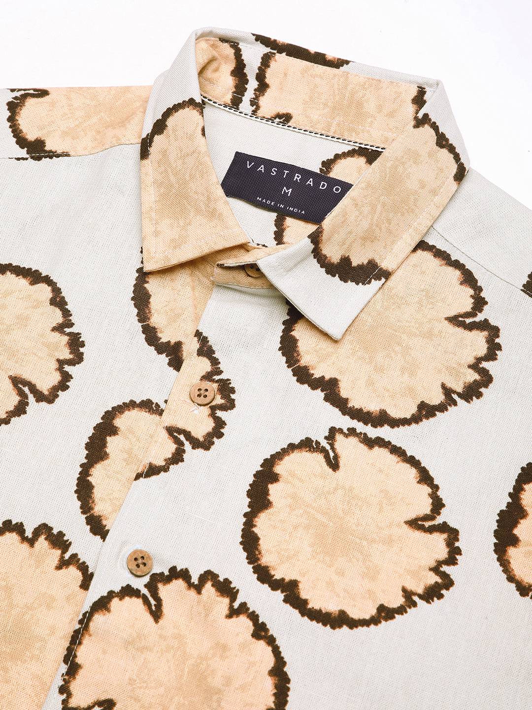 Sage Grey Botanical Bloom Shirt Buy only at ₹699