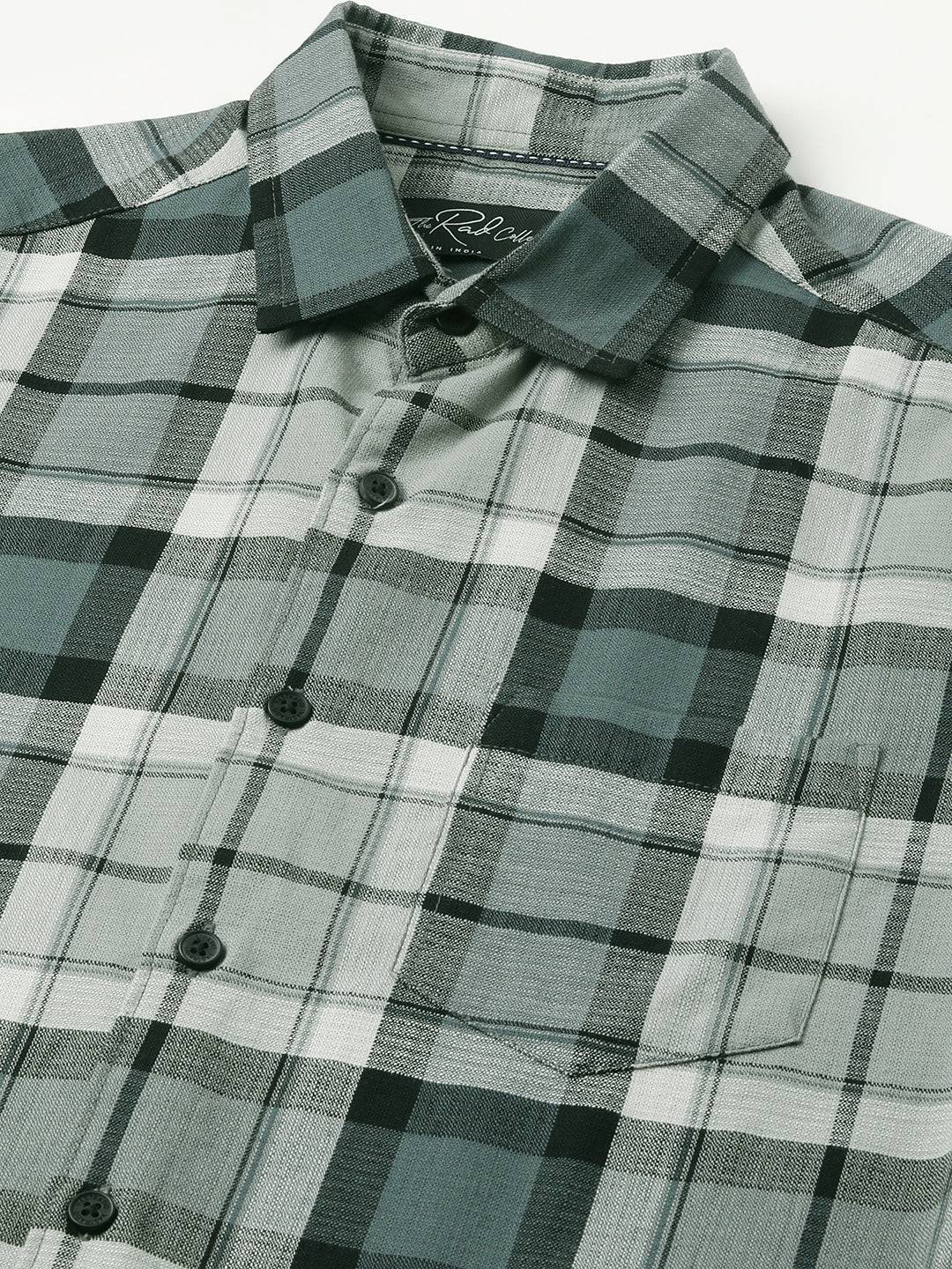 Evergreen Matrix Plaid Checks Shirt Buy only at ₹759