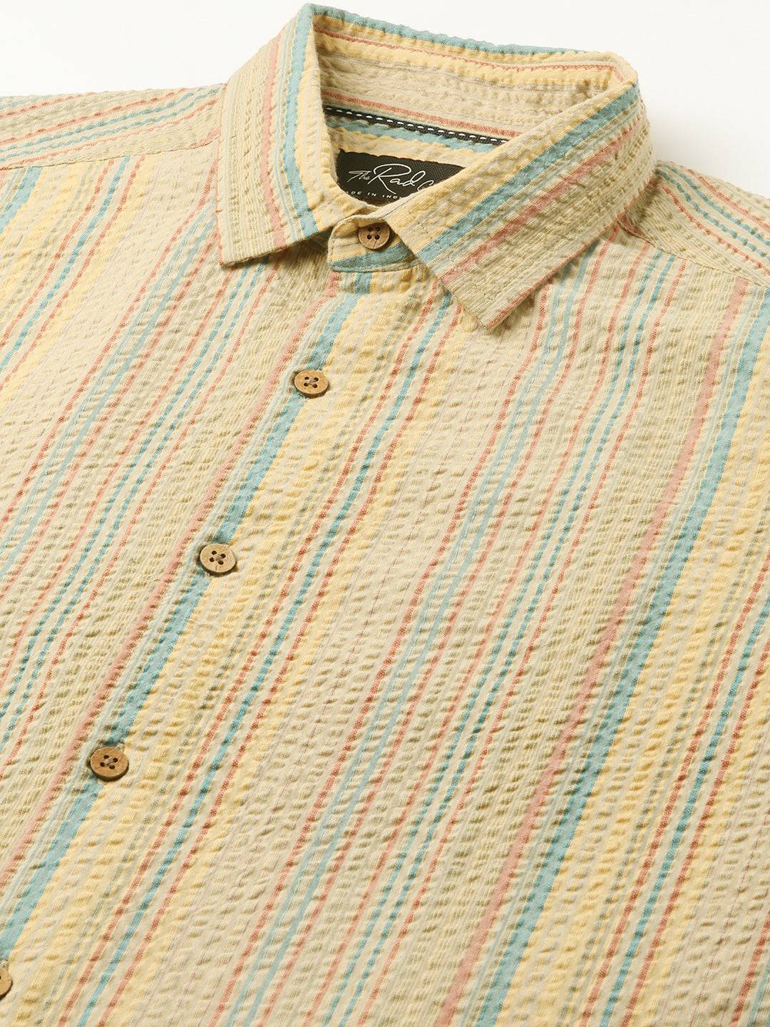 Pastel Trails Seersucker Shirt Buy only at ₹799